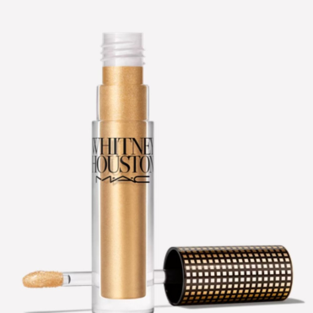 MAC x Whitney Houston Nippy's Shimmery Gold Lipgloss